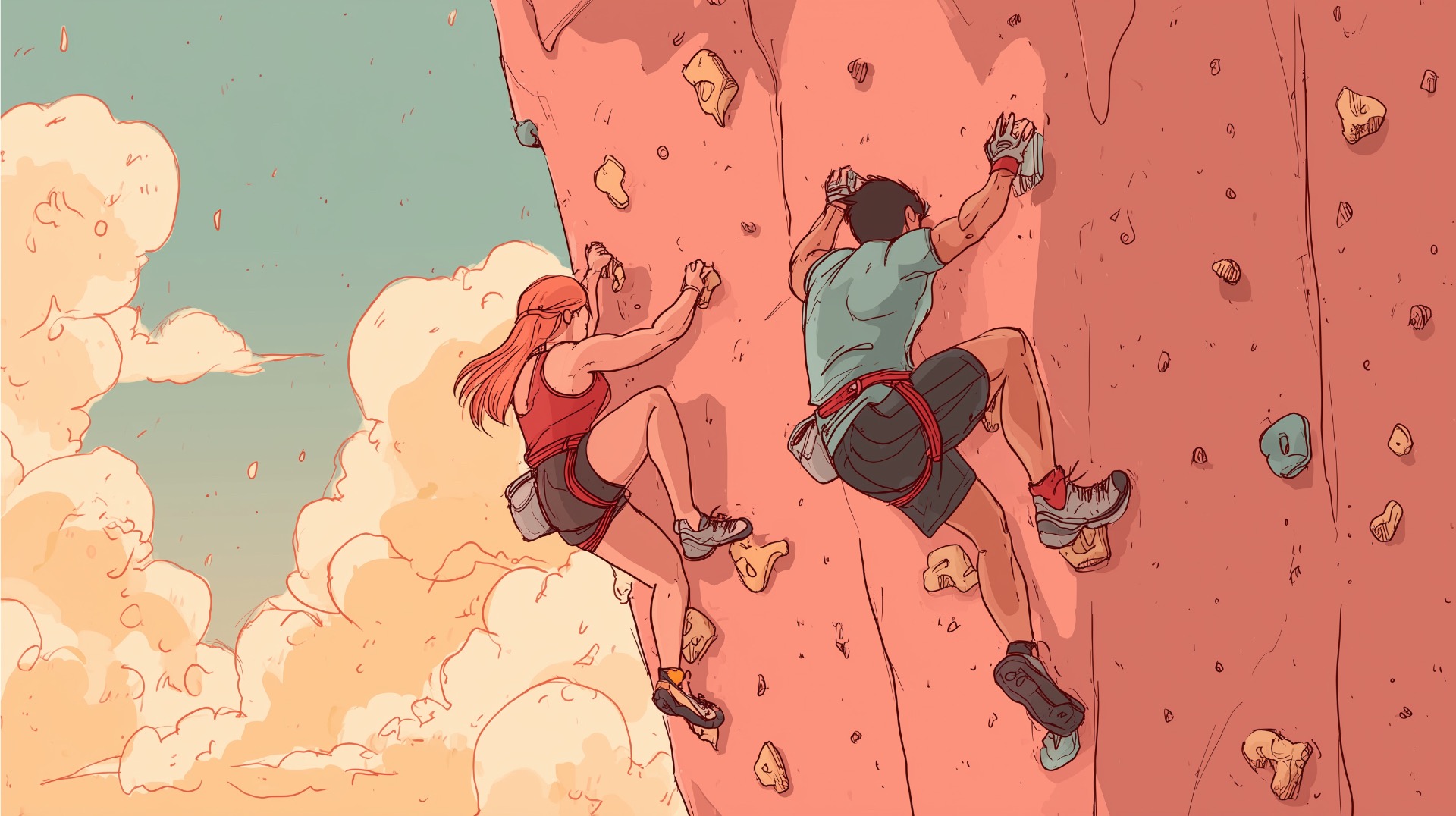 Unique date idea: Rock Climbing Adventure - romantic activity for couples