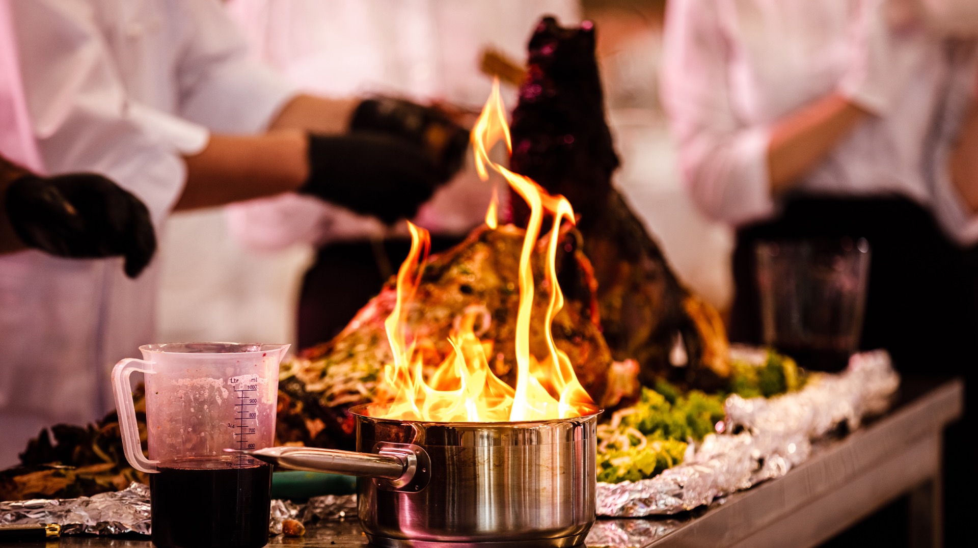 Fine dining molecular gastronomy restaurant experience