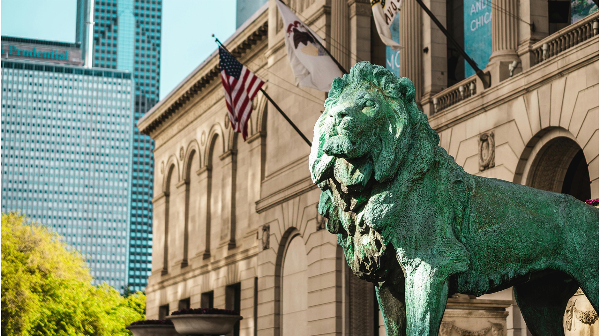 Art Institute of Chicago museum galleries with couples viewing masterpieces